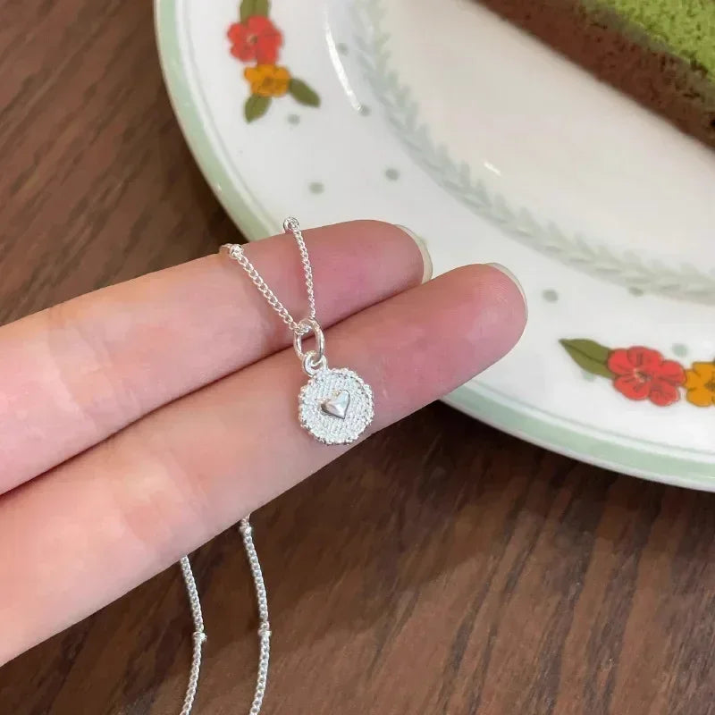 LUMISSORA Étoile Dainty Pearl Solitaire Pendant (Solid 925 Sterling Silver)