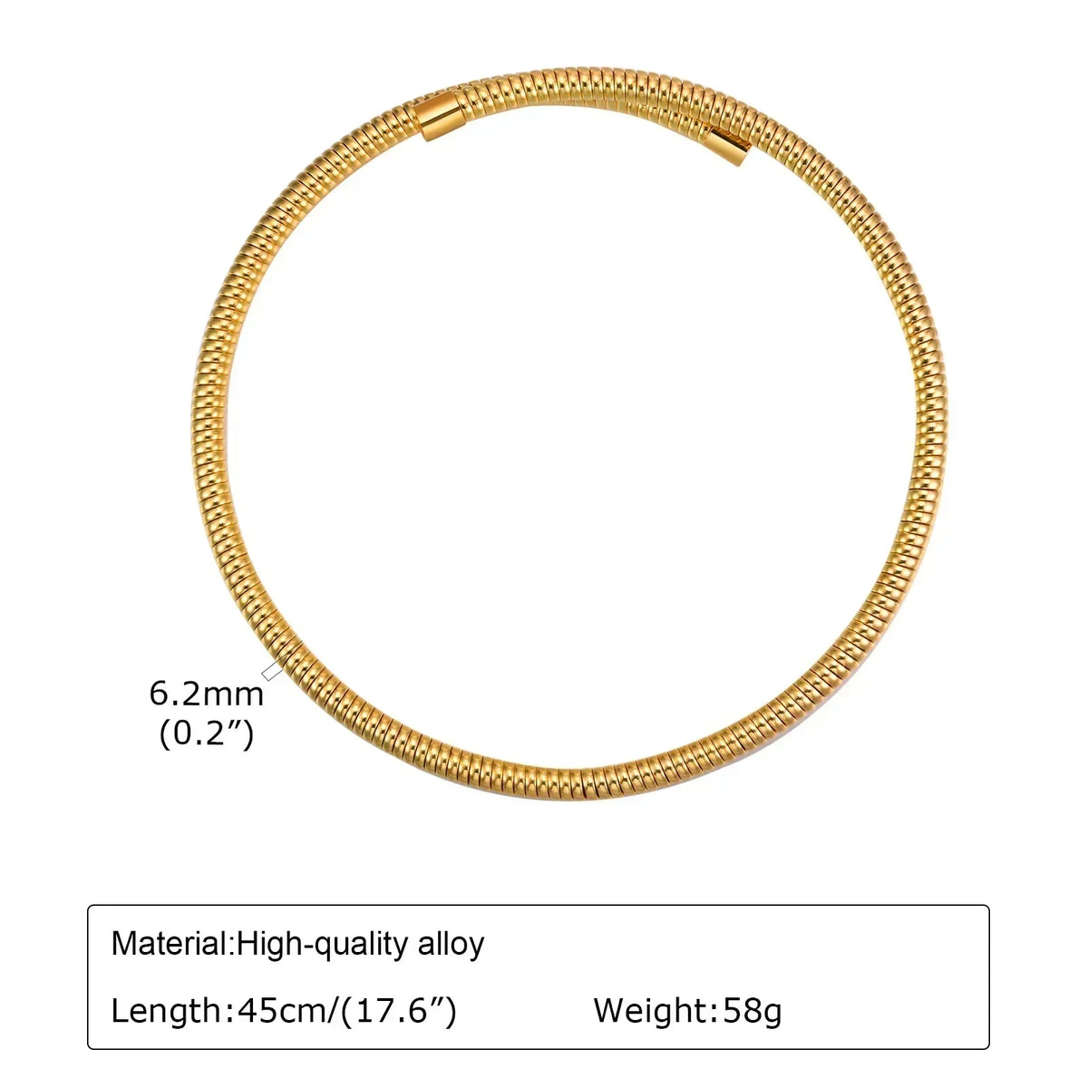 LUMISSORA Sculpted Minimalist Collar Choker (Waterproof 316L Steel)