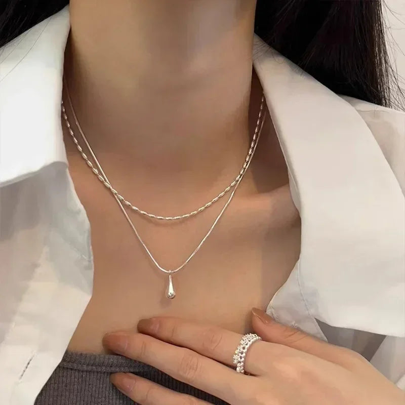 LUMISSORA Étoile Dainty Pearl Solitaire Pendant (Solid 925 Sterling Silver)