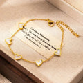 LUMISSORA Aurelia Mother-of-Pearl Heart Suite (18K Gold Plated & Waterproof Steel)